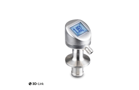 PP56H: Fully welded pressure sensor with flush membrane and touch screen